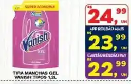 Roldão Tira manchas gel vanish tipos oferta