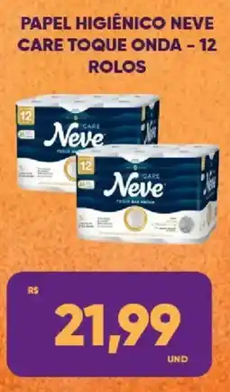 Tatico Papel higiênico neve care toque onda oferta