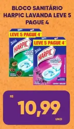 Tatico Bloco sanitário harpic lavanda oferta