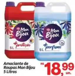 Fort Atacadista Amaciante de Roupas Mon Bijou oferta