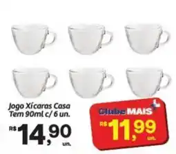 Fort Atacadista Jogo Xícaras Casa oferta