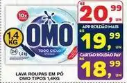 Roldão Omo - lava roupas em po oferta