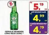 Roldão Heineken - cerveja long neck oferta