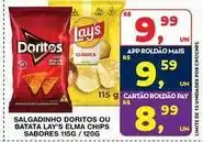 Roldão Elma chips - salgadinho doritos ou batata oferta