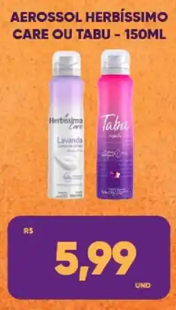 Tatico Aerosol herbíssimo care ou tabu oferta