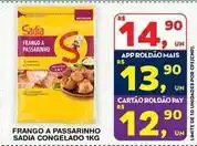 Roldão Sadia - frango a passarinho congelado oferta