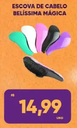 Tatico escova de cabelo belíssima mágica oferta