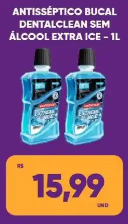 Tatico Antisséptico bucal dentalclean sem álcool extra ice oferta