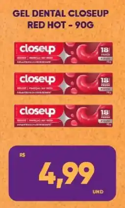 Tatico Gel dental closeup red hot oferta