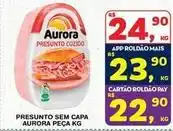 Roldão Aurora - presunto sem capa peça oferta