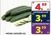 Roldão Mais - pepino japones oferta