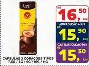 Roldão Cápsulas 3 copacões tipos oferta