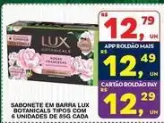 Roldão Lux - sabonete em barra oferta