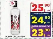 Roldão Orloff - vodka oferta