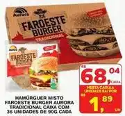 Roldão Aurora - hamurguer misto faroeste burger oferta