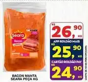 Roldão Seara - bacon manta oferta