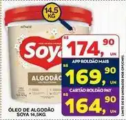 Roldão Soya - óleo de algodão oferta