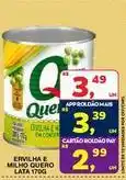 Quero - ervilha e milho
