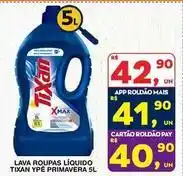 Roldão Tixan - lava roupas líquido ypé primavera oferta