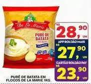 Roldão De la marie - pure de batata em flocos oferta