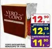 Roldão Mais - copo descartável tp oferta