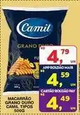 Roldão Camil - macarrão grano duro oferta