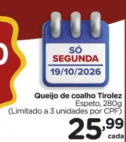 Carrefour Tirolez - queijo de coalho oferta