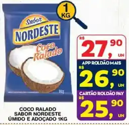 Roldão Coco ralado sabor nordeste oferta