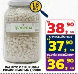Roldão Palmito de pupunha picado ipanema oferta