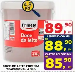 Roldão Doce de leite frimesa tradicional oferta