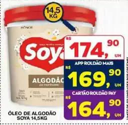 Roldão Óleo de algodão soya oferta