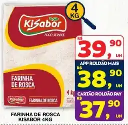 Roldão Farinha de rosca kisabor oferta