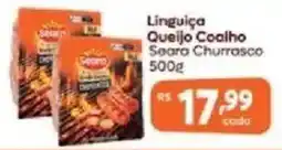 Supermercados Unidos Linguiça Queijo Coalho Seara Churrasco oferta