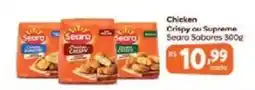 Supermercados Unidos Chicken Crispy ou Supreme Seara Sabores oferta