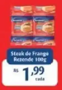 Supermercados Unidos Steak de Frango Rezende oferta