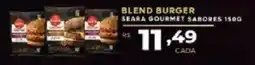 Supermercados Unidos blend burger seara gourmet sabores oferta