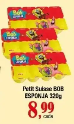 Supermercados Unidos petit suisse bob esponja oferta