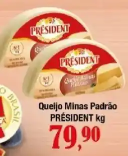 Supermercados Unidos Queijo Minas Padrão PRÉSIDENT oferta