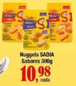 Supermercados Unidos Nuggets sadia sabores oferta