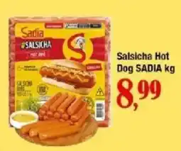 Supermercados Unidos Salsicha Hot Dog SADIA oferta