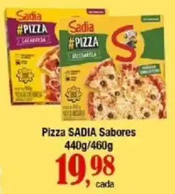 Supermercados Unidos Pizza sadia sabores oferta