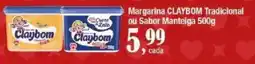 Supermercados Unidos Margarina claybom tradicional ou sabor manteiga oferta
