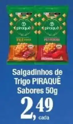 Supermercados Unidos Salgadinhos de Trigo PIRAQUÊ Sabores oferta