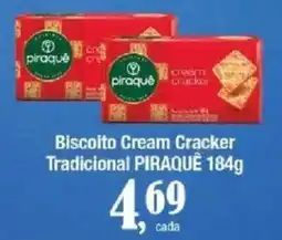 Supermercados Unidos Biscoito cream cracker tradicional piraquê oferta