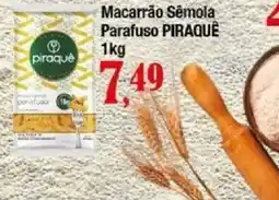 Supermercados Unidos Macarrão Sêmola Parafuso Piraquê oferta