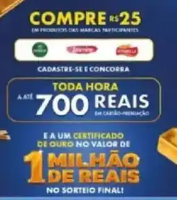 Supermercados Unidos compre rs 25 em produtos das marcas participantes oferta