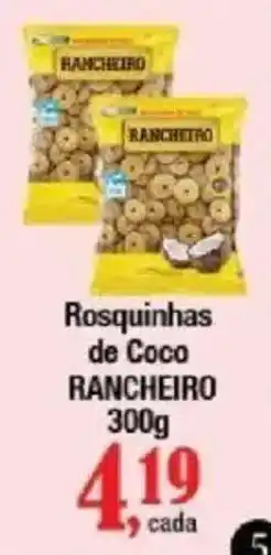 Supermercados Unidos Rosquinhas de Coco RANCHEIRO oferta