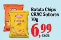 Supermercados Unidos Batata chips crac sabores oferta