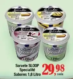 Supermercados Unidos Sorvete sloop specialite oferta