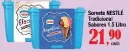 Supermercados Unidos Sorvete nestlé tradicional sabores oferta